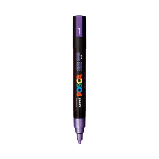 Posca PC-5M Paint Marker Medium Bullet Tip - Metallic Violet