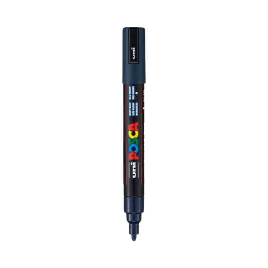 Posca PC-5M Paint Marker Medium Bullet Tip - Navy Blue
