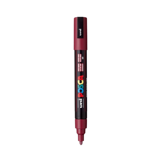 Posca PC-5M Paint Marker Medium Bullet Tip - Red Wine