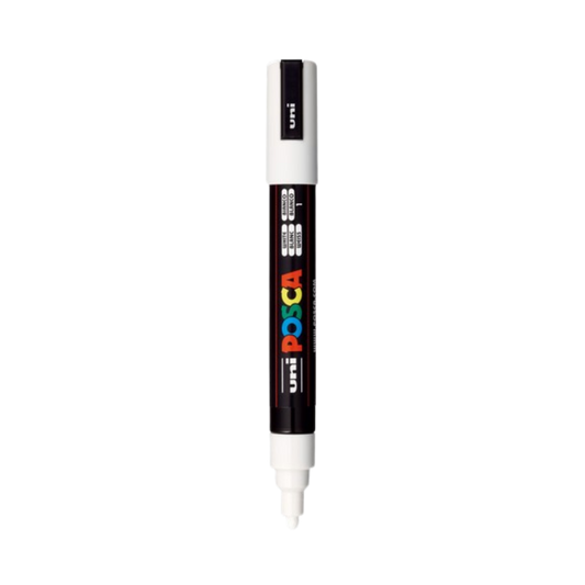 Posca PC-5M Paint Marker Medium Bullet Tip - White