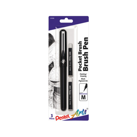Pentel Pocket Brush Pen - Black