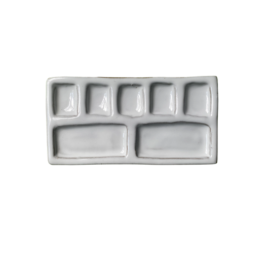 7-Pan Ceramic Artist Paint Palette
