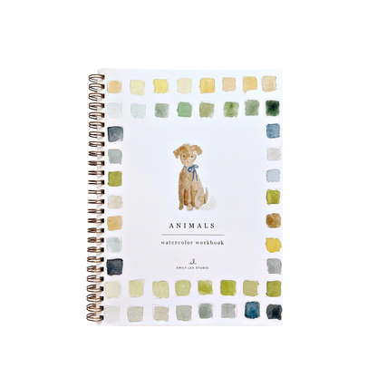 Animals Watercolor Workbook