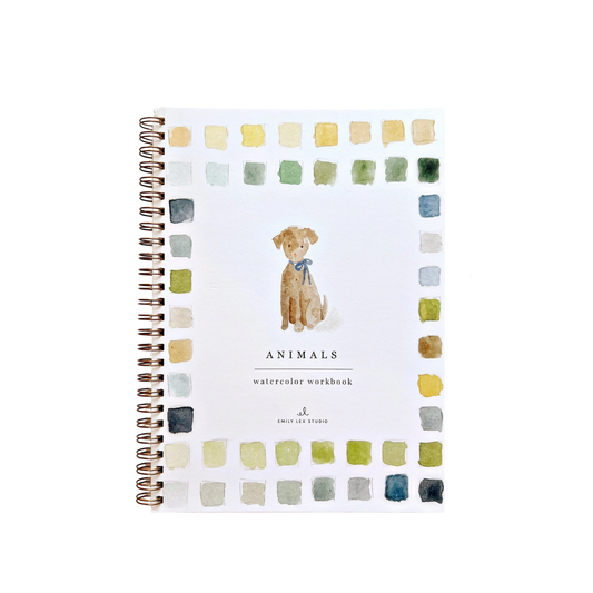 Animals Watercolor Workbook