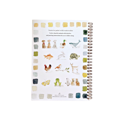 Animals Watercolor Workbook