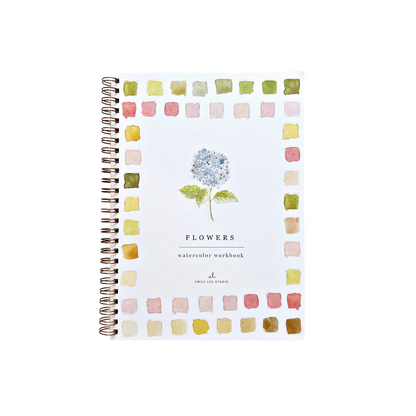 Flowers Watercolor Workbook
