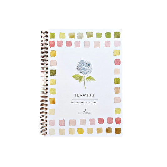 Flowers Watercolor Workbook