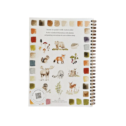 Woodland Watercolor Workbook