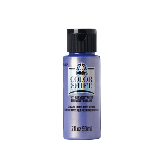 Folkart Color Shift Acrylic Paint - Blue Violet Flash