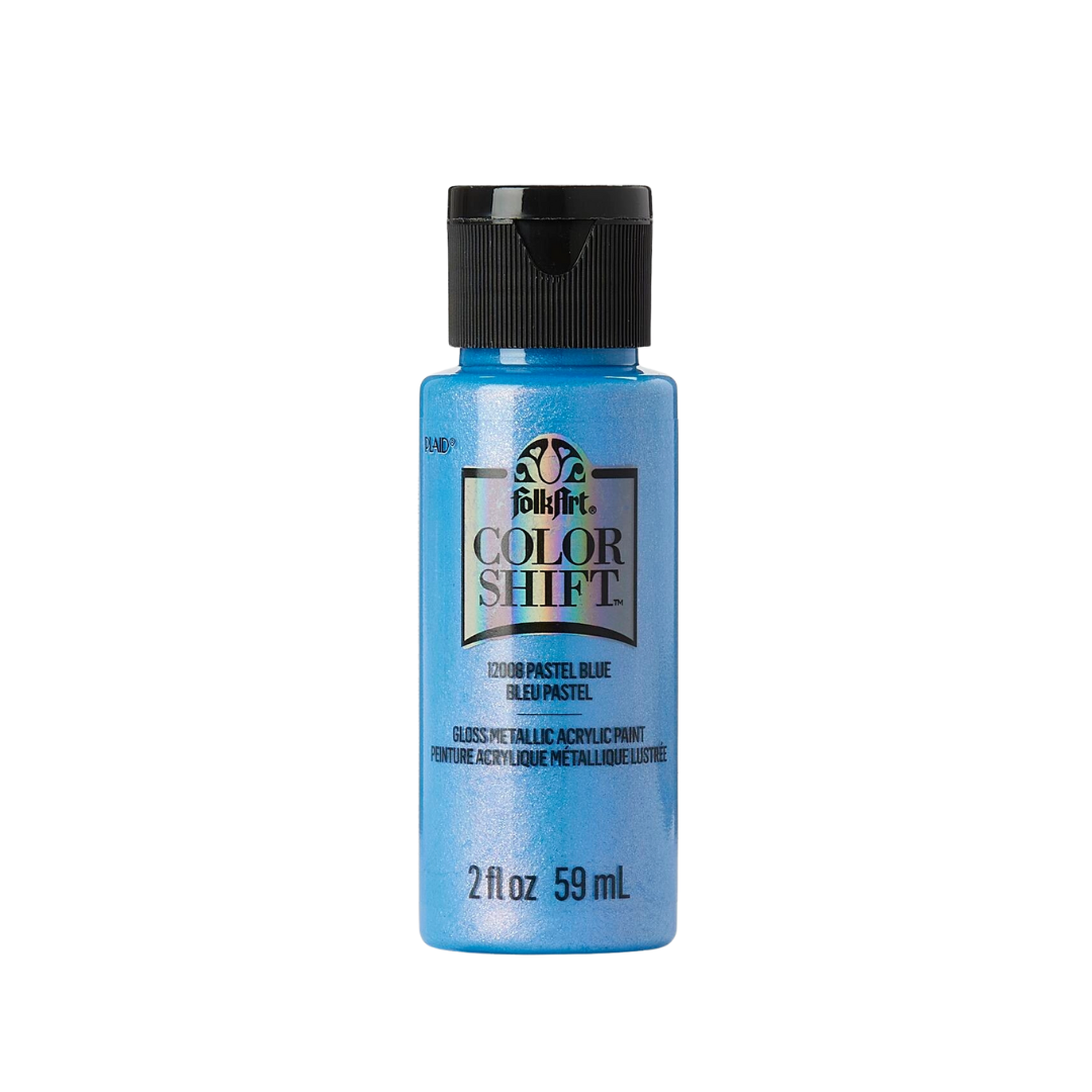 Folkart Color Shift Acrylic Paint - Pastel Blue