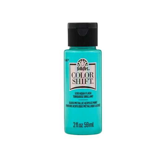 Folkart Color Shift Acrylic Paint - Aqua Flash