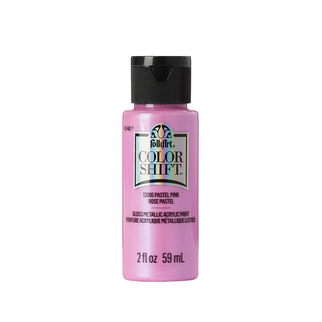 Folkart Color Shift Acrylic Paint - Pastel Pink