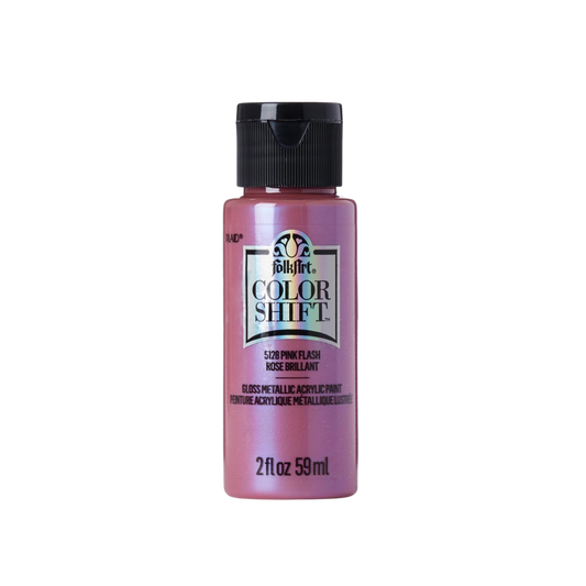 Folkart Color Shift Acrylic Paint - Pink Flash