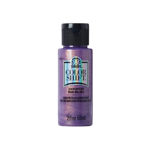 Folkart Color Shift Acrylic Paint - Plum Flash