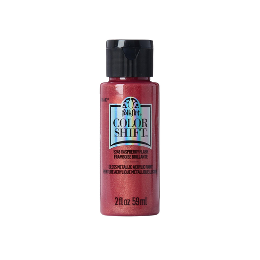 Folkart Color Shift Acrylic Paint - Raspberry Flash