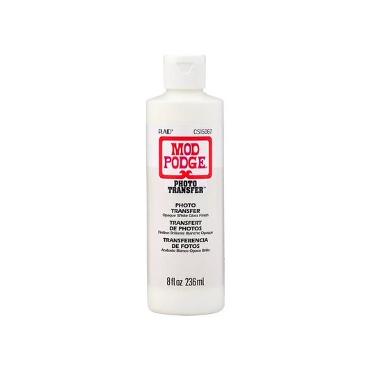 Mod Podge Image Transfer Medium 8 oz (Opaque White Gloss Finish)