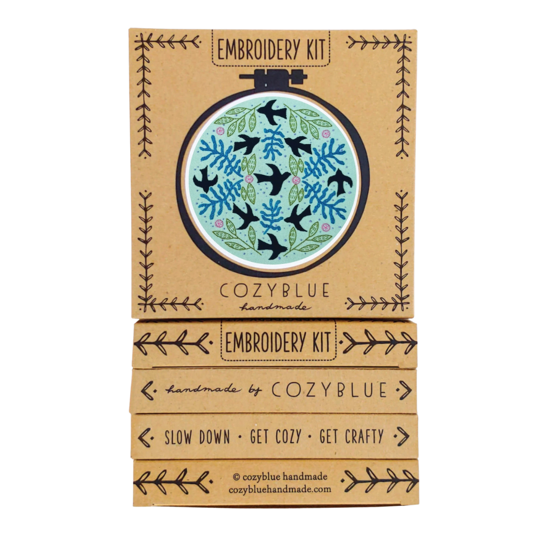 Blackbird Embroidery Kit
