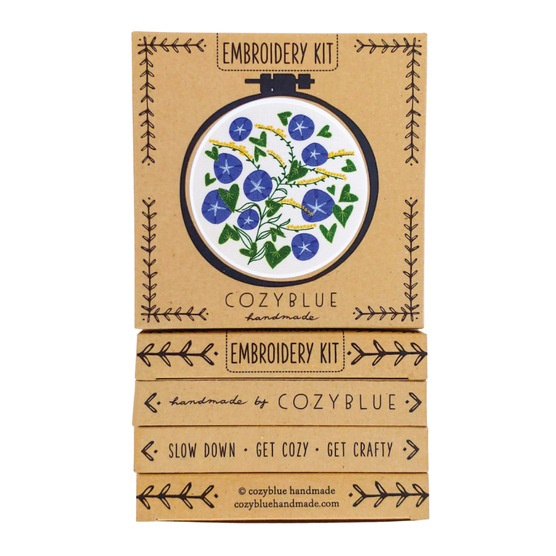 Morning Glory Embroidery Kit