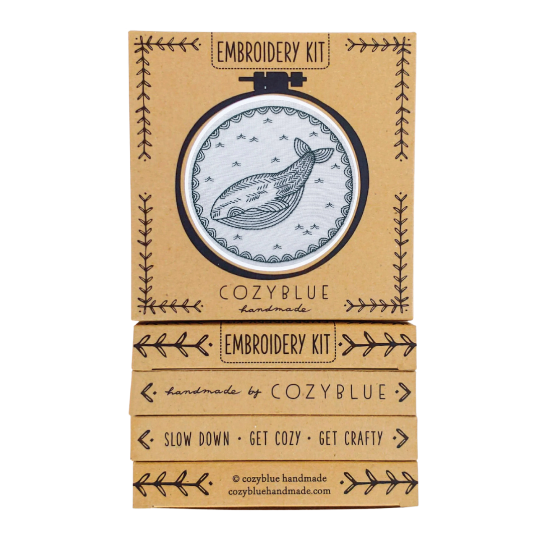 Whale of a Time Embroidery Kit