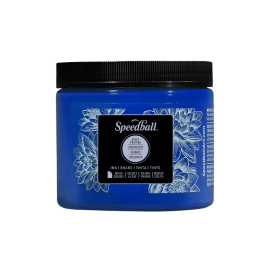 Water-Soluble Block Printing Ink 16oz - Blue