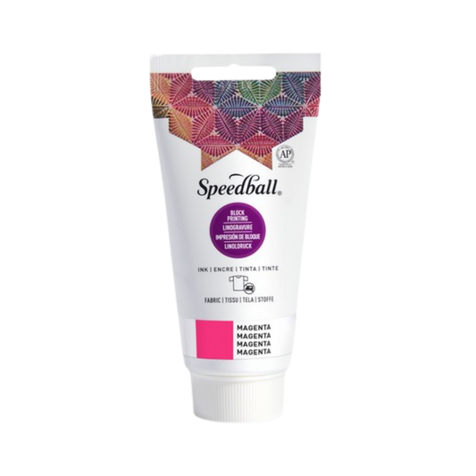 Fabric Block Printing Ink 2.5oz - Magenta