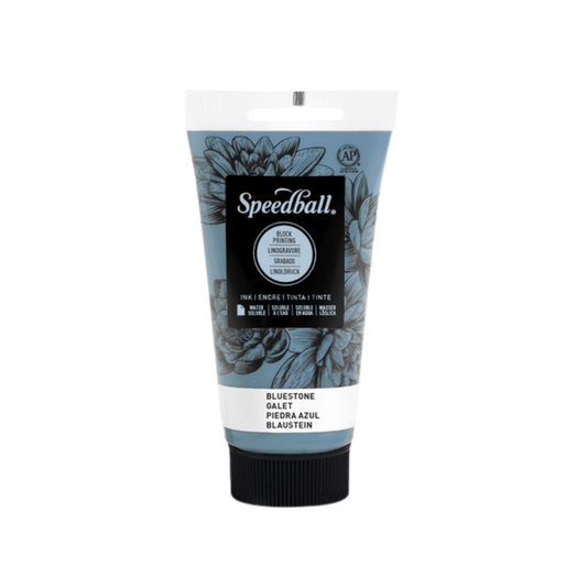 Water-Soluble Block Printing Ink 2.5oz - Bluestone