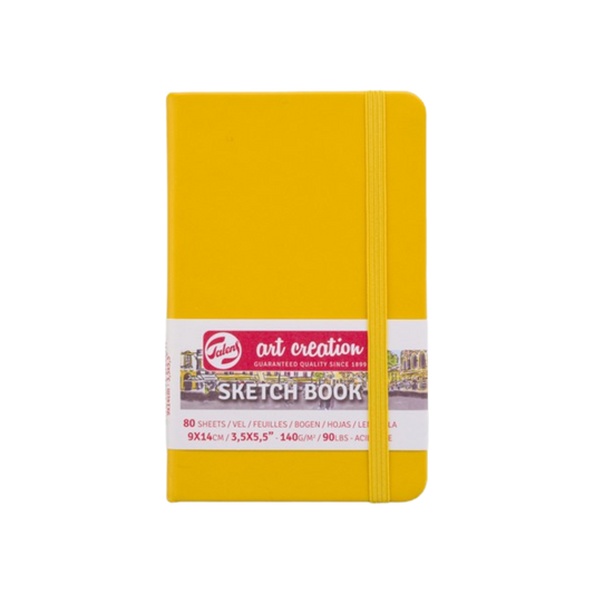 Talens Art Creation Sketchbook 3.54" X 5.51" - Golden Yellow