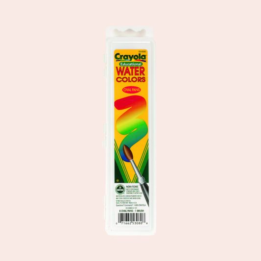 Crayola Watercolor Set - 8 Semi-Moist Colors