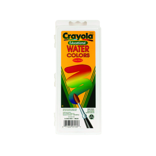 Crayola Watercolor Set - 16 Semi-Moist Colors