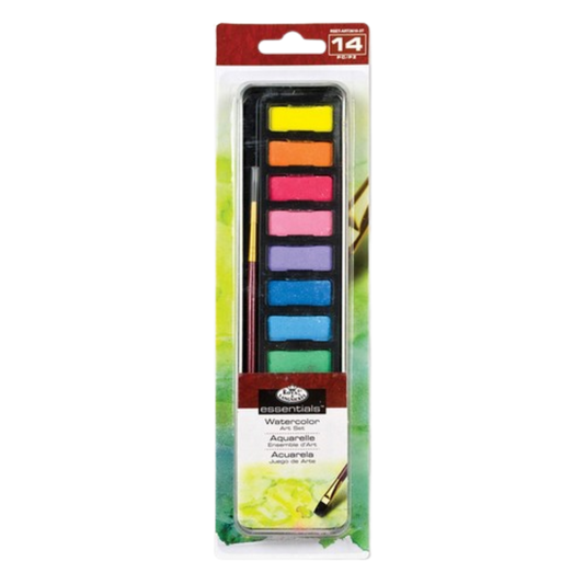 Royal Brush Mini Art Tin - Watercolor Painting Set (14 pc)
