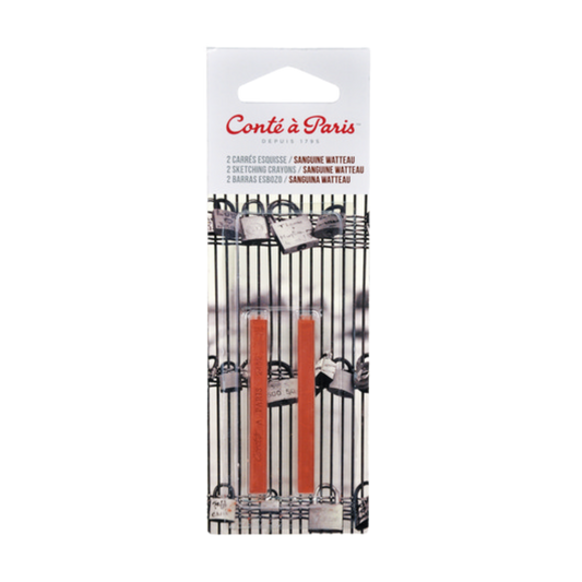 Conté Sketching Crayons - Sanguine Watteau (2 Pack)