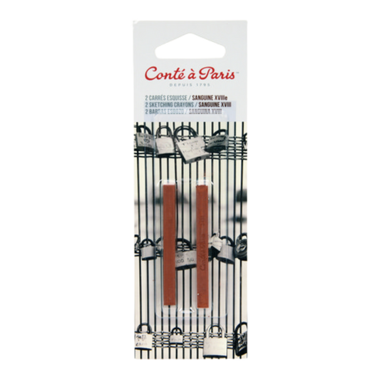 Conté Sketching Crayons - Sanguine XVII (2 Pack)