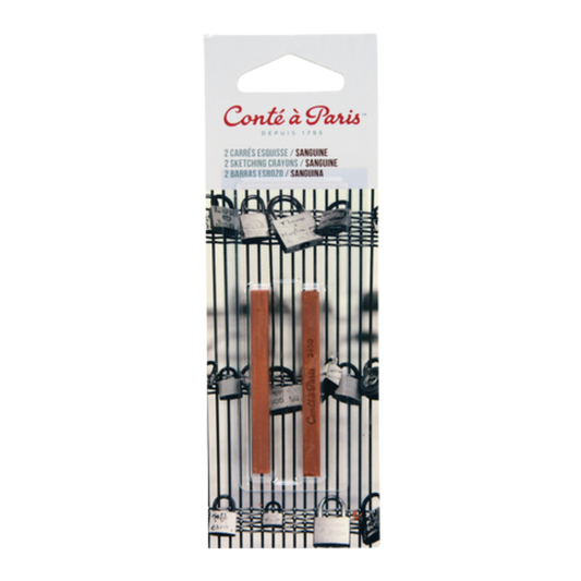 Conté Sketching Crayons - Sanguine Natural (2 Pack)