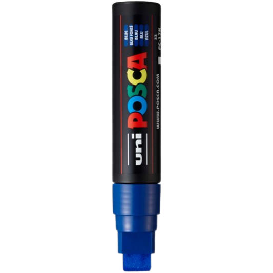 POSCA PC-17K Acrylic Paint Marker – Extra-Broad Chisel Tip - Blue
