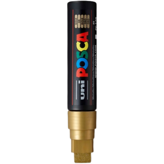 POSCA PC-17K Acrylic Paint Marker – Extra-Broad Chisel Tip - Gold
