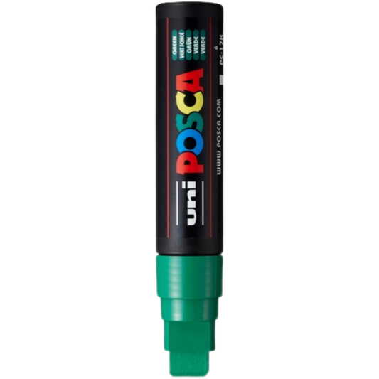 POSCA PC-17K Acrylic Paint Marker – Extra-Broad Chisel Tip - Green