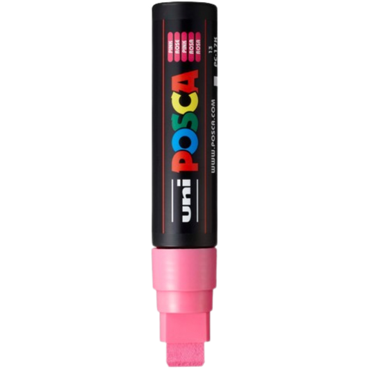 POSCA PC-17K Acrylic Paint Marker – Extra-Broad Chisel Tip - Pink
