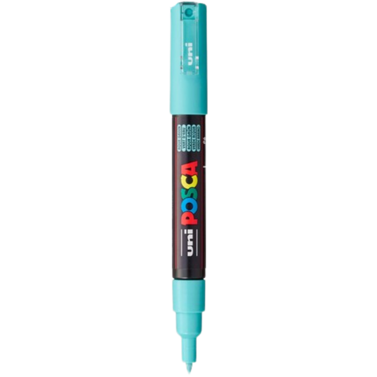 Posca PC-1M Acrylic Paint Marker – Extra-Fine Bullet Tip Aqua Green