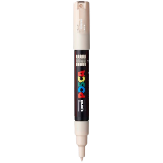 Posca PC-1M Acrylic Paint Marker - Extra Fine Bullet Tip Beige