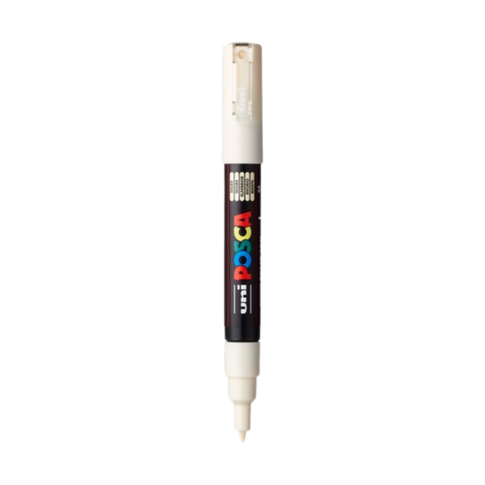 Posca PC-1M Acrylic Paint Marker – Extra-Fine Bullet Tip Ivory