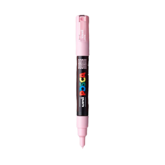 Posca PC-1M Acrylic Paint Marker – Extra-Fine Bullet Tip Light Pink
