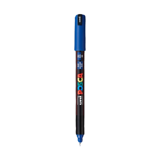 POSCA PC-1MR Acrylic Paint Marker – Extra-Fine Metal Tip Blue