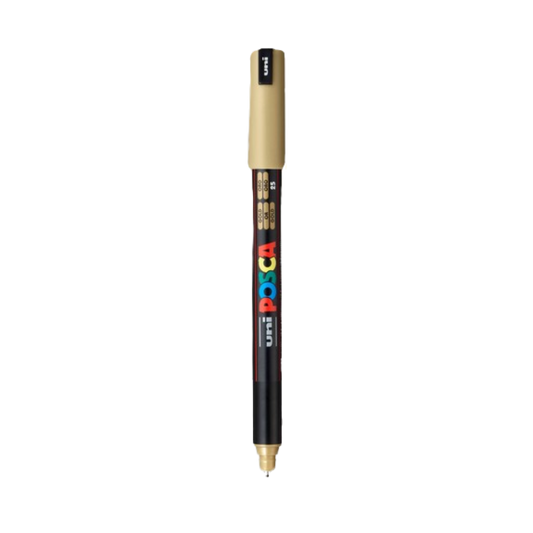 POSCA PC-1MR Acrylic Paint Marker – Extra-Fine Metal Tip Gold