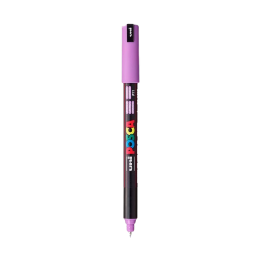 POSCA PC-1MR Acrylic Paint Marker – Extra-Fine Metal Tip Lavender