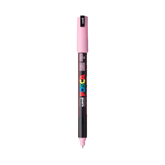 POSCA PC-1MR Acrylic Paint Marker – Extra-Fine Metal Tip Light Pink