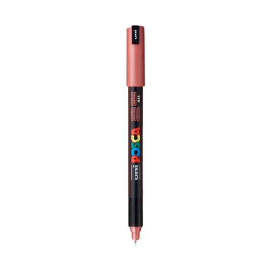 POSCA PC-1MR Acrylic Paint Marker – Extra-Fine Metal Tip Metallic Red
