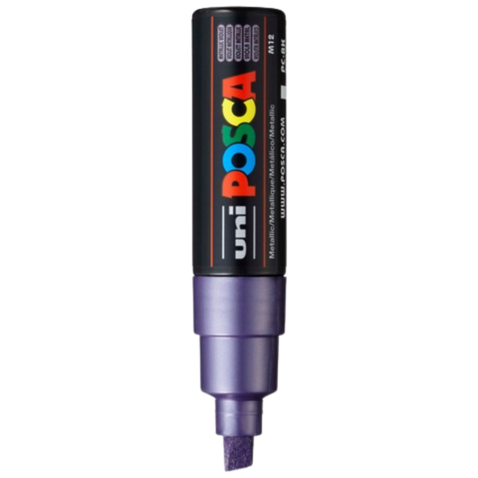 Posca PC-8K Paint Marker Broad Chisel Tip - Metallic Violet