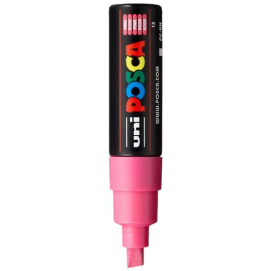 Posca PC-8K Paint Marker Broad Chisel Tip - Pink