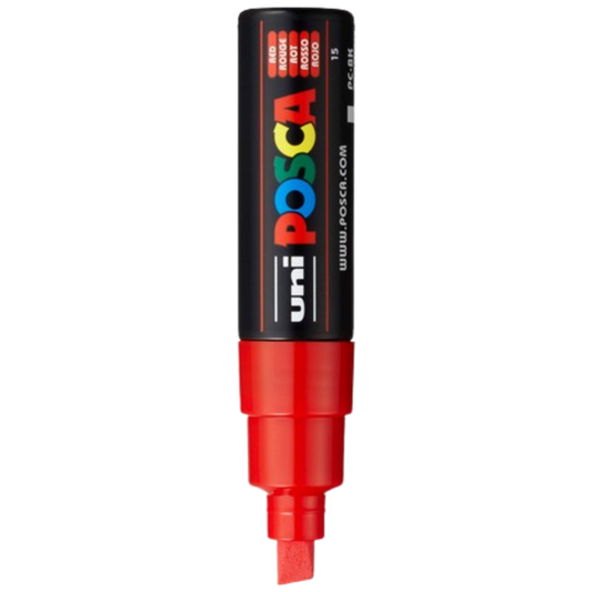 Posca PC-8K Paint Marker Broad Chisel Tip - Red