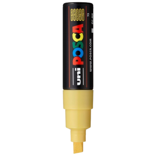Posca PC-8K Paint Marker Broad Chisel Tip - Straw Yellow